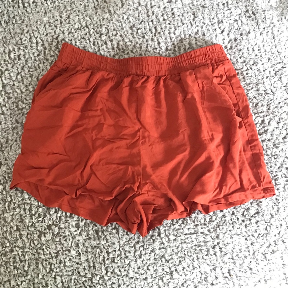 Burnt orange shorts